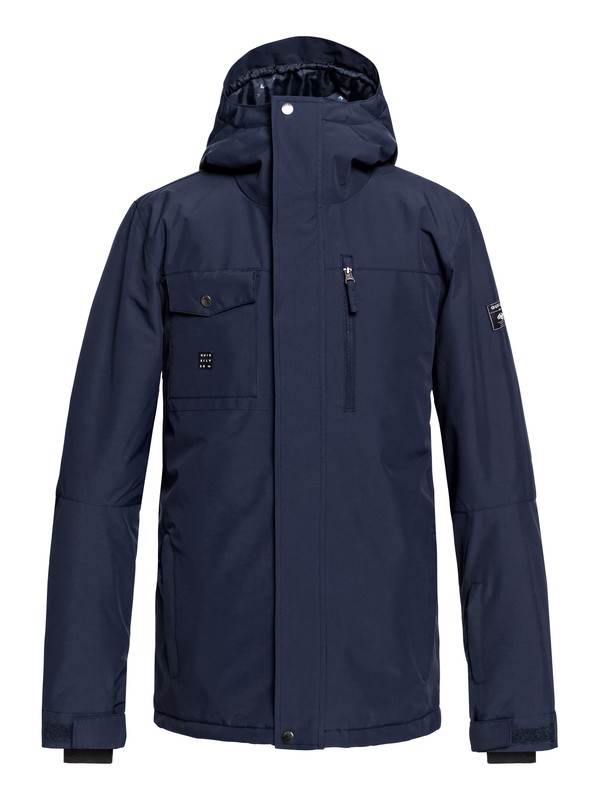quiksilver, Mission Snow Jacket, DRESS BLUES (btk0) 0 Mission Snow Jacket Blue EQYTJ03185 Quiksilver