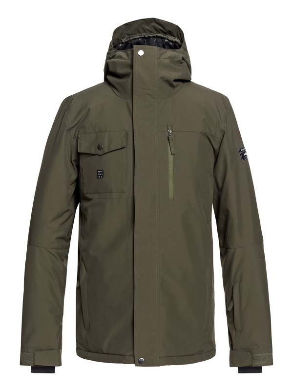 quiksilver, Mission Snow Jacket, GRAPE LEAF (cre0) 0 Mission Snow Jacket Brown EQYTJ03185 Quiksilver