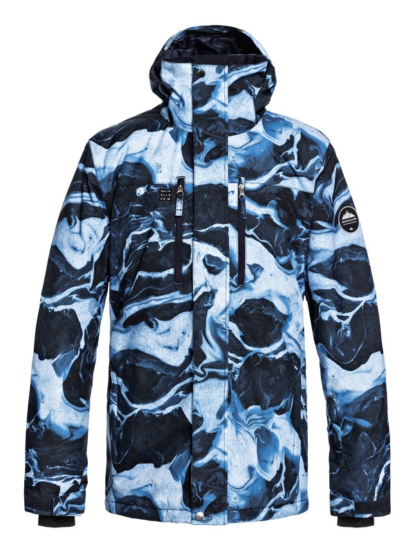 quiksilver, Mission Snow Jacket, DRESS BLUE_HIGHLINE (btk2) 0 Mission Snow Jacket Blue EQYTJ03186 Quiksilver