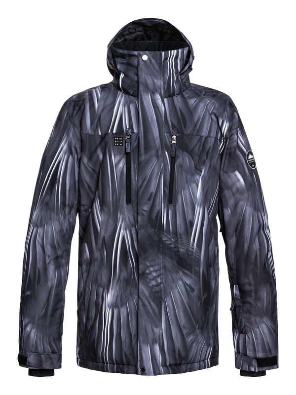 quiksilver, Mission Snow Jacket, BLACK_STELLAR (kvj7) 0 Mission Snow Jacket Black EQYTJ03186 Quiksilver