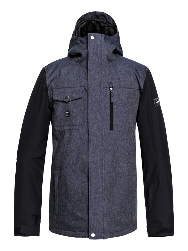 quiksilver, Mission - Snow Jacket for Men, DRESS BLUES (btk0) 0 Mission - Snow Jacket for Men Blue EQYTJ03193 Quiksilver