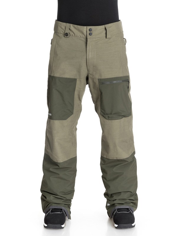 quiksilver, Travis Rice Invert 2L GORE-TEX Snow Pants, DUSTY OLIVE (gpb0) 0 Travis Rice Invert 2L GORE-TEX Snow Pants EQYTP03012 Quiksilver