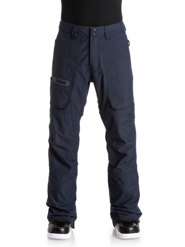 quiksilver, Dark And Stormy - Snow Pants, NAVY BLAZER (byj0) 0 Dark And Stormy - Snow Pants EQYTP03034 Quiksilver