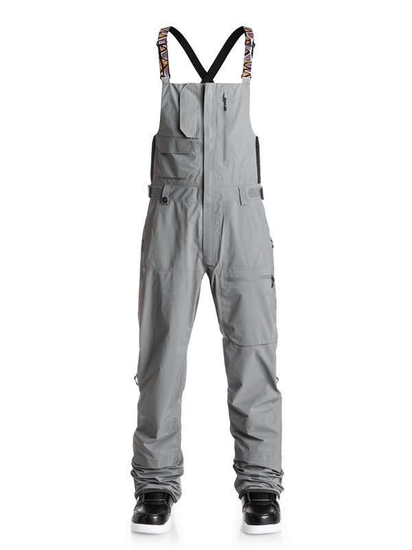 quiksilver, Altostratus 3L GORE-TEX® - Bib Snow Pants, QUIET SHADE (kze0) 0 Altostratus 3L GORE-TEX® - Bib Snow Pants Black EQYTP03044 Quiksilver