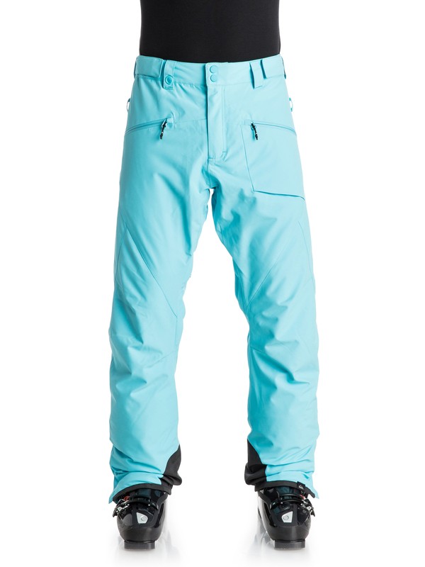 quiksilver, Сноубордические штаны Boundry Plus, BLUE FISH (bgz0) 0 Сноубордические штаны Boundry Plus EQYTP03045 Quiksilver