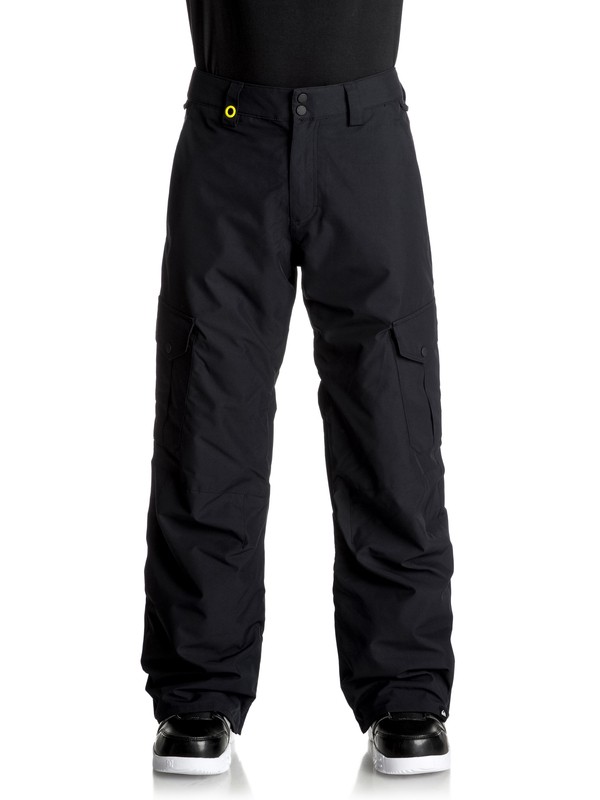 quiksilver, Porter Shell Snow Pants, BLACK (kvj0) 0 Porter Shell Snow Pants Black EQYTP03060 Quiksilver