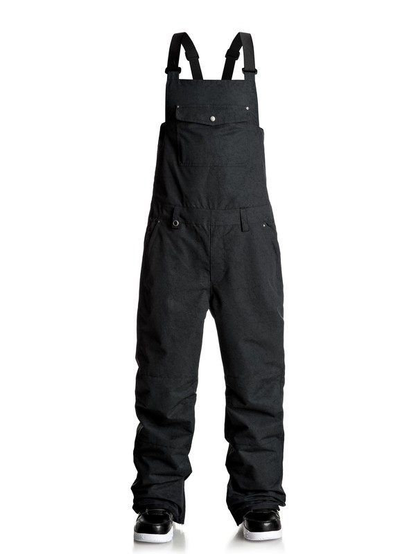 quiksilver, Found - Salopette de snow, BLACK (kvj0) 0 Found - Salopette de snow EQYTP03066 Quiksilver
