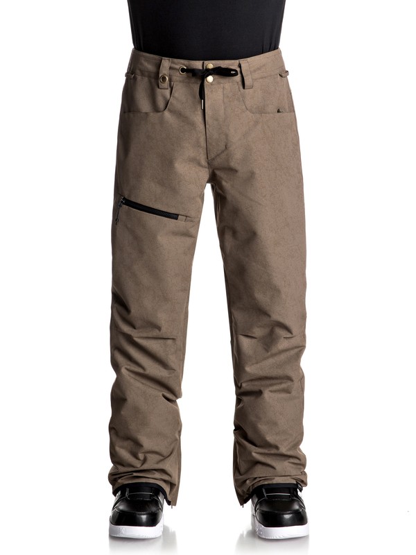 quiksilver, Forest Oak Snow Pants, CUB (cpv0) 0 Forest Oak Snow Pants EQYTP03067 Quiksilver