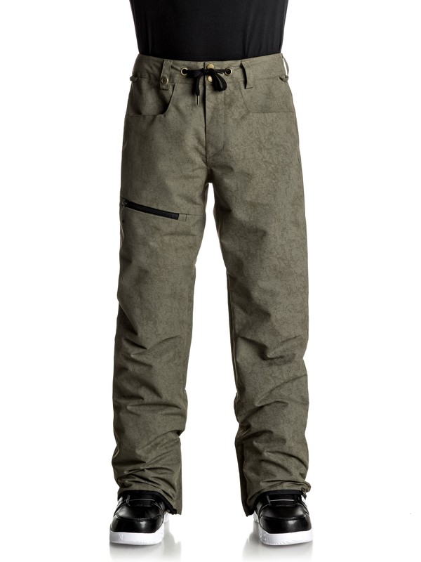 quiksilver, Forest Oak Snow Pants, GRAPE LEAF (cre0) 0 Forest Oak Snow Pants Brown EQYTP03067 Quiksilver