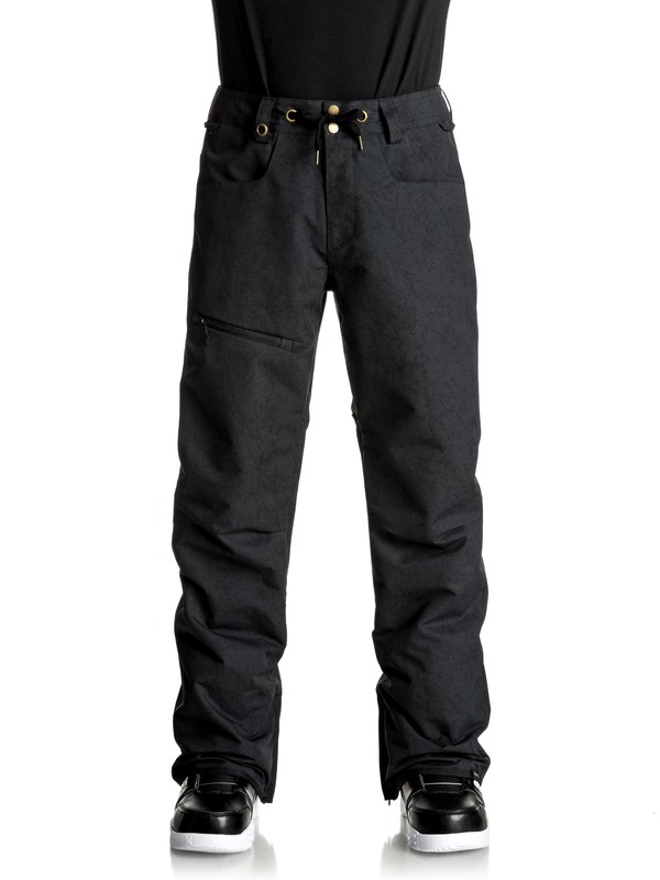 quiksilver, Forest Oak - Pantalon de snow, BLACK (kvj0) 0 Forest Oak - Pantalon de snow EQYTP03067 Quiksilver