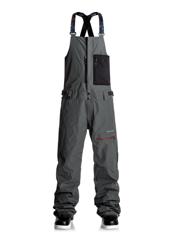 quiksilver, Altostratus 2L GORE-TEX® - Salopette da snowboard, DARK SHADOW (krp0) 0 Altostratus 2L GORE-TEX® - Salopette da snowboard Black EQYTP03070 Quiksilver