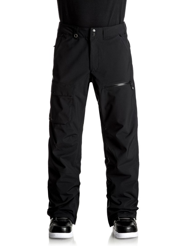 quiksilver, Utility Stretch - Pantaloni da snowboard, BLACK (kvj0) 0 Utility Stretch - Pantaloni da snowboard Black EQYTP03076 Quiksilver