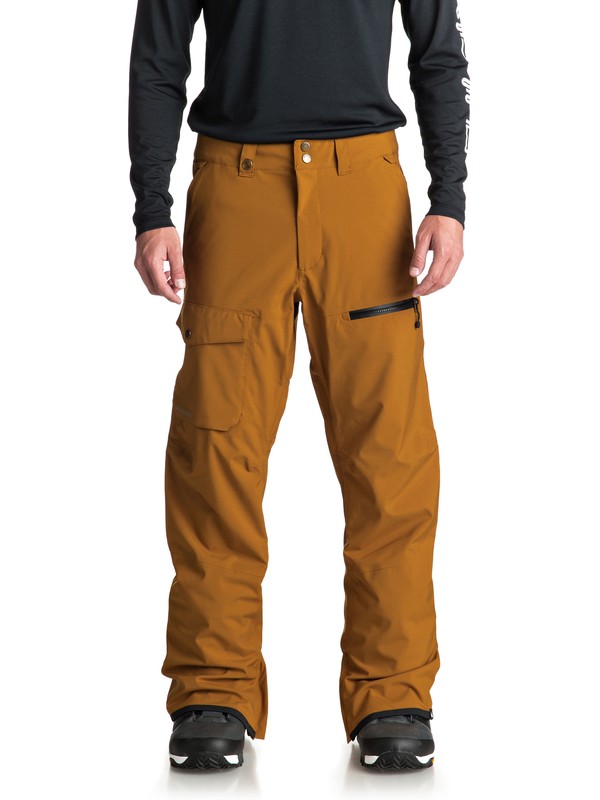 quiksilver, Utility - Pantalón shell para nieve para Hombre, GOLDEN BROWN (cpd0) 0 Utility - Pantalón shell para nieve para Hombre EQYTP03081 Quiksilver