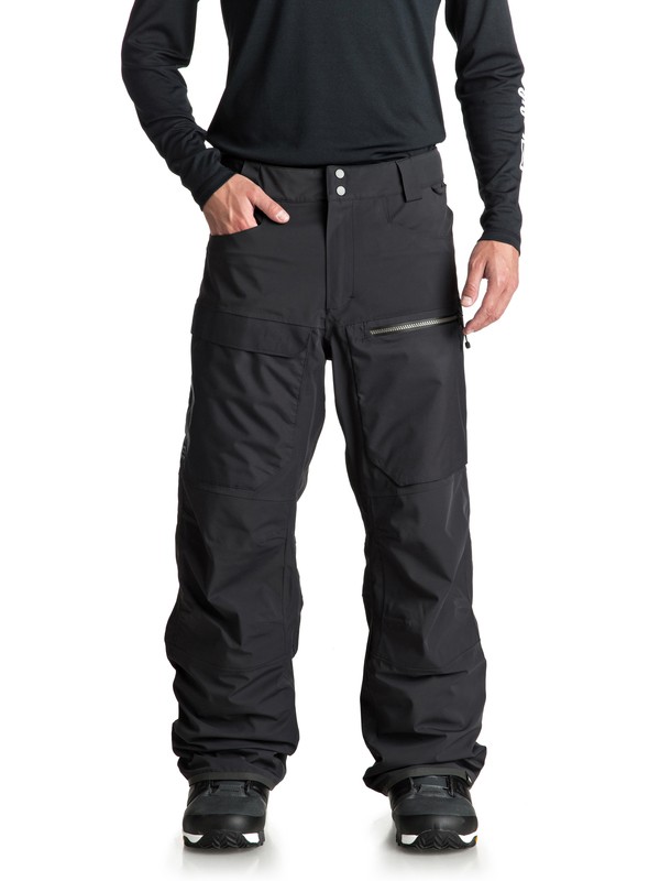 quiksilver, Travis Stretch Snow Pants, PHANTOM (kta0) 0 Travis Stretch Snow Pants Black EQYTP03082 Quiksilver