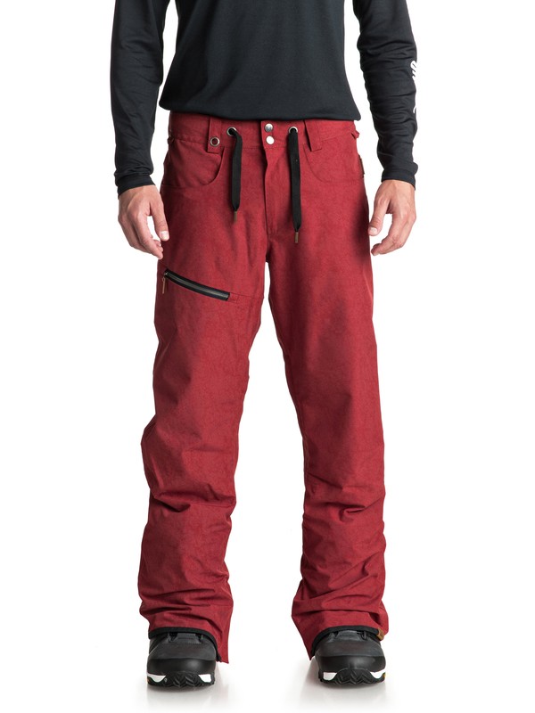 quiksilver, Forest Oak Snow Pants, SUN-DRIED TOMATO (rzc0) 0 Forest Oak Snow Pants Red EQYTP03084 Quiksilver