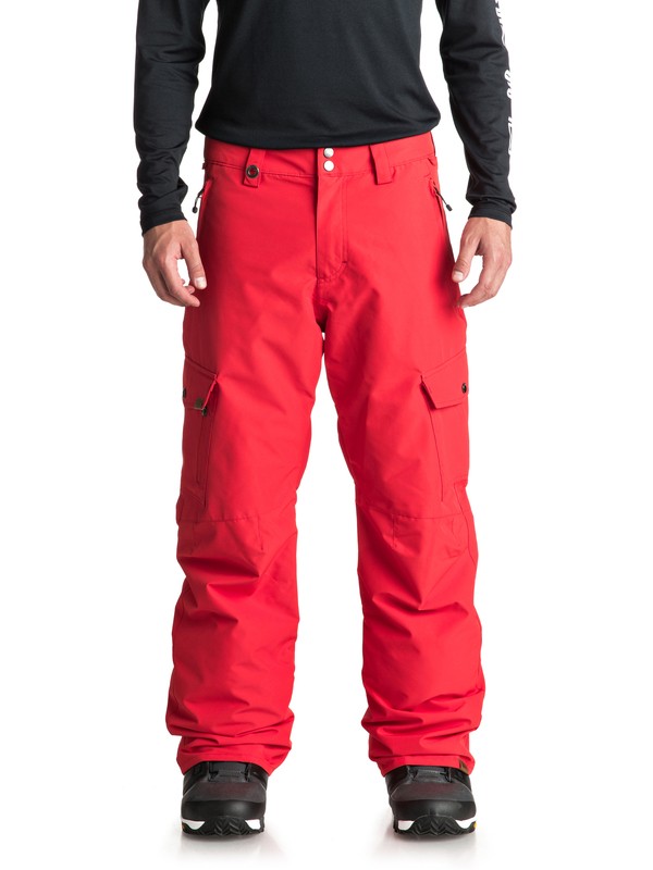 quiksilver, Porter - Pantaloni da snowboard da Uomo, FLAME (rpz0) 0 Porter - Pantaloni da snowboard da Uomo Red EQYTP03087 Quiksilver