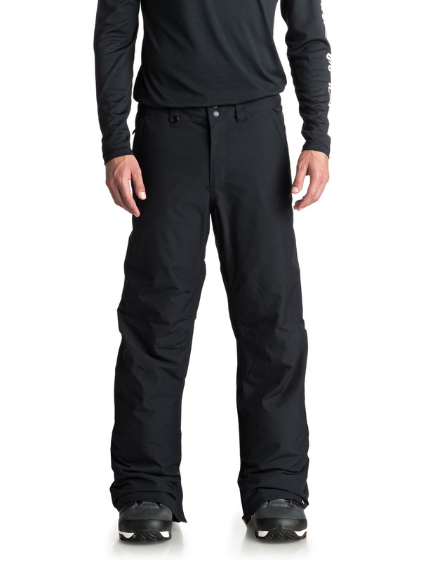 quiksilver, Estate Snow Pants, BLACK (kvj0) 0 Estate Snow Pants Black EQYTP03088 Quiksilver