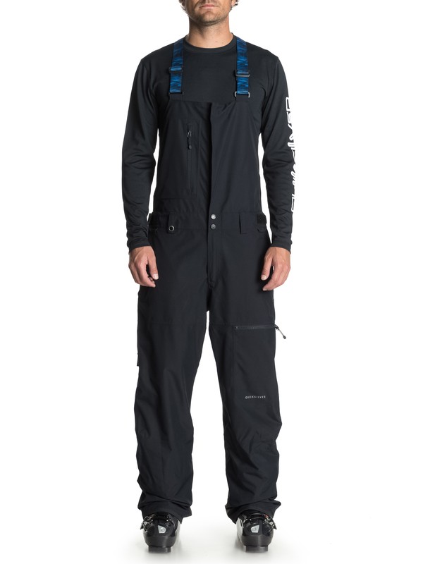 quiksilver, Stratus - Salopette guscio da snowboard da Uomo, BLACK (kvj0) 0 Stratus - Salopette guscio da snowboard da Uomo Black EQYTP03091 Quiksilver