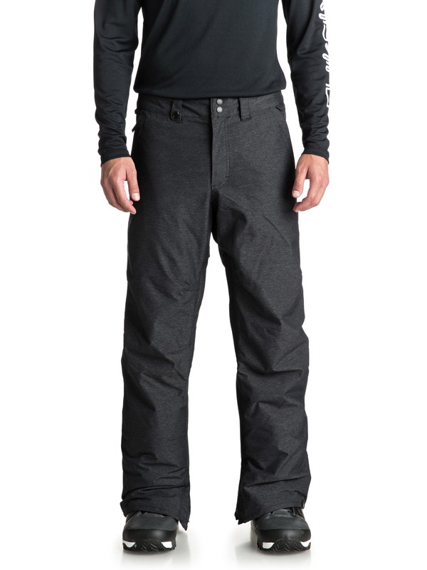 quiksilver, Estate - Pantalones Para Nieve para Hombre, BLACK HEATHER (kvjh) 0 Estate - Pantalones Para Nieve para Hombre EQYTP03105 Quiksilver
