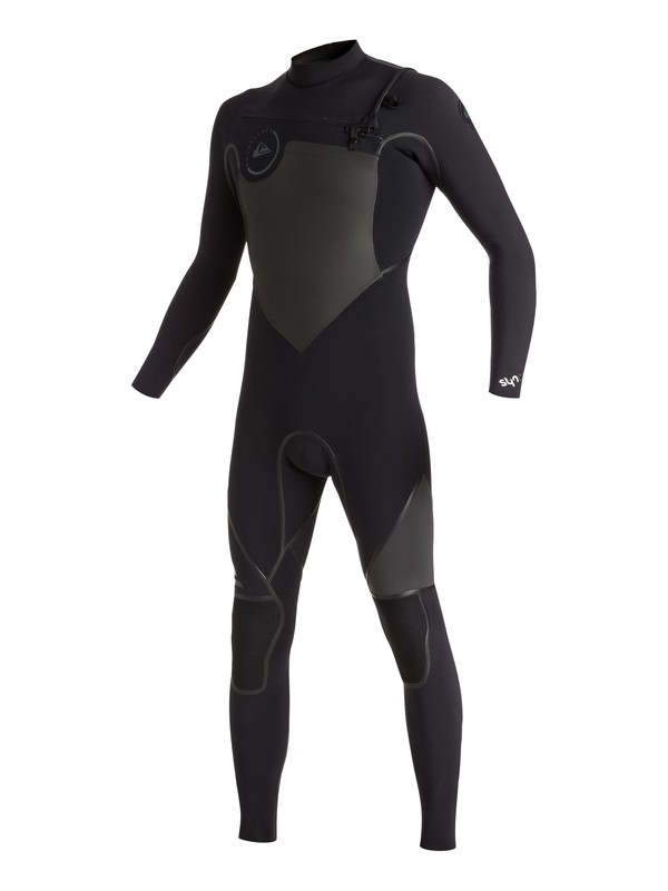quiksilver, Syncro 4/3mm - Combinaison de surf intégrale zip poitrine, BLACK (kvj0) 0 Syncro 4/3mm - Combinaison de surf intégrale zip poitrine EQYW103021 Quiksilver