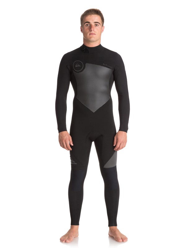 quiksilver, 3/2mm Syncro Series - Back Zip GBS Wetsuit for Men, BLACK/ BLACK/ JET BLACK (xkkk) 0 3/2mm Syncro Series - Back Zip GBS Wetsuit for Men Black EQYW103037 Quiksilver