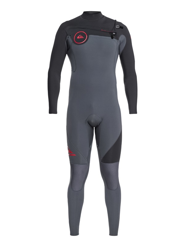 quiksilver, 3/2mm Syncro Series Chest Zip GBS Wetsuit, ASH/GRAPHITE (xccb) 0 3/2mm Syncro Series Chest Zip GBS Wetsuit Brown EQYW103038 Quiksilver
