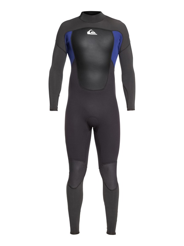 quiksilver, 3/2mm Prologue Back Zip Wetsuit, JET BLACK/NITE BLUE (xkbb) 0 3/2mm Prologue Back Zip Wetsuit Black EQYW103068 Quiksilver