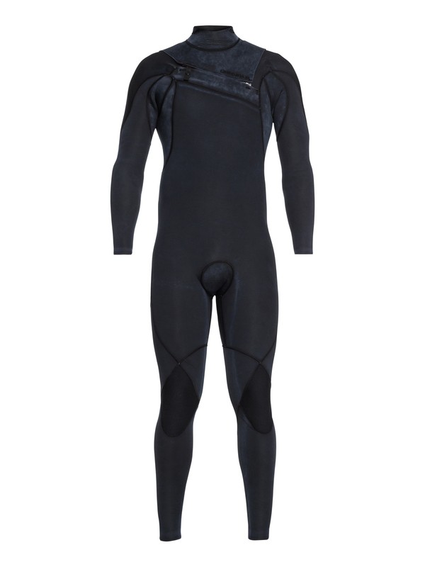 quiksilver, 4/3mm Highline Limited Monochrome - Muta con zip sul petto da Uomo, BLACK (kvj0) 0 4/3mm Highline Limited Monochrome - Muta con zip sul petto da Uomo Black EQYW103074 Quiksilver