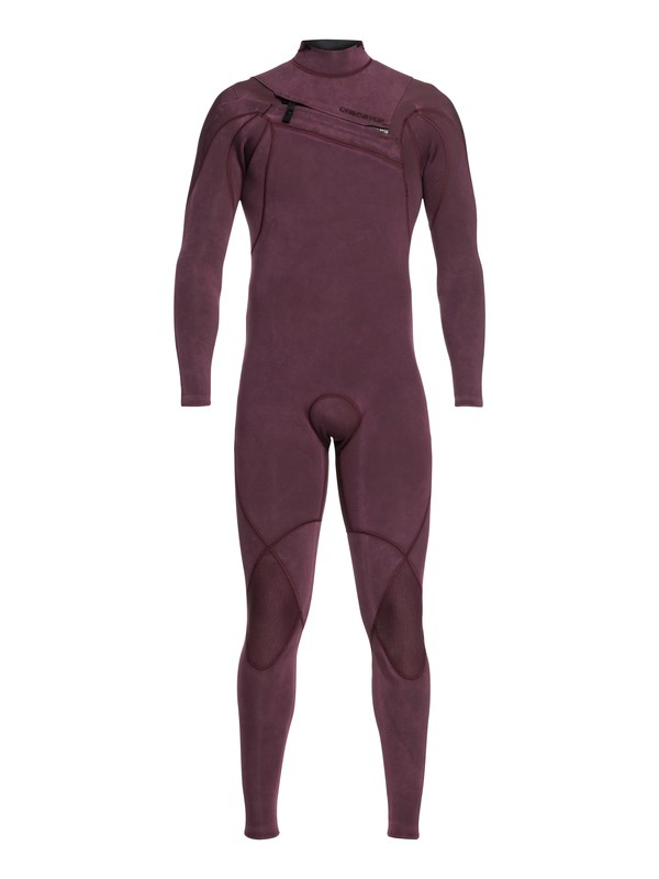 quiksilver, 3/2mm Highline Limited Monochrome Chest Zip Wetsuit, WINE (mqm0) 0 3/2mm Highline Limited Monochrome Chest Zip Wetsuit Pink EQYW103075 Quiksilver