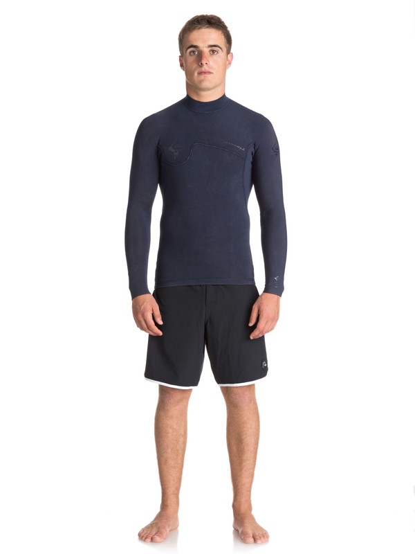 quiksilver, 1.5mm Quiksilver Originals Monochrome Wetsuit Top, NAVY (bte0) 0 1.5mm Quiksilver Originals Monochrome Wetsuit Top Blue EQYW803010 Quiksilver