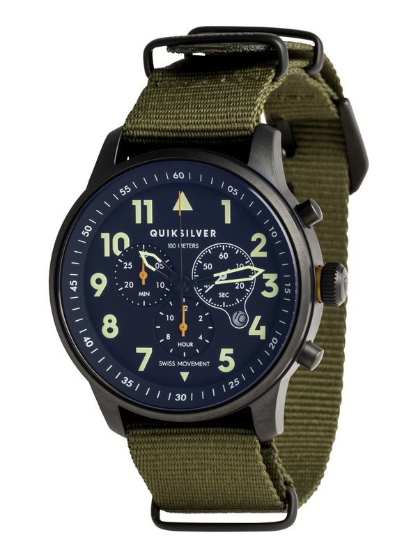 quiksilver, Seafire NATO - Montre analogique pour Homme, ARMY (gpb0) 0 Seafire NATO - Montre analogique pour Homme Vert EQYWA03016 Quiksilver