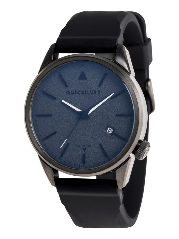 quiksilver, The Timebox 42 Silicone - Montre analogique pour Homme, BLACK/ DARK GUN/ BLACK (xkkk) 0 The Timebox 42 Silicone - Montre analogique pour Homme Noir EQYWA03029 Quiksilver