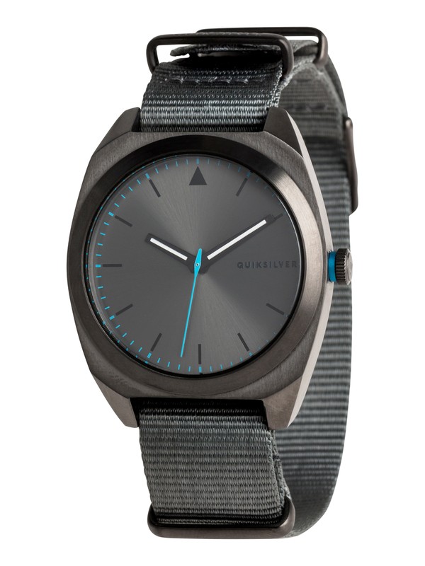 quiksilver, The PM Nato - Reloj Analógico para Hombre, GUN/ GUN/ DARK GREY (xkkk) 0 The PM Nato - Reloj Analógico para Hombre Negro EQYWA03032 Quiksilver