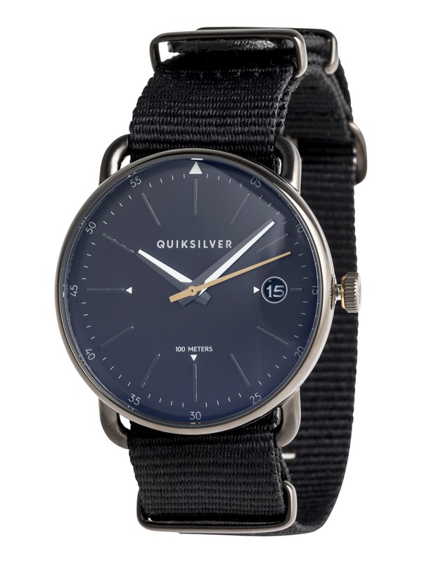 quiksilver, The Garage Club - Montre analogique pour Homme, GUN/ GUN/ BROWN (xkkc) 0 The Garage Club - Montre analogique pour Homme Noir EQYWA03033 Quiksilver