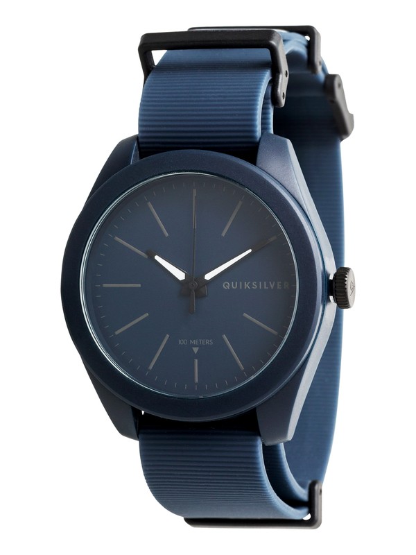 quiksilver, Furtiv Nato Silicone - Montre analogique pour Homme, NAVY BLAZER (byj0) 0 Furtiv Nato Silicone - Montre analogique pour Homme Bleu EQYWA03034 Quiksilver