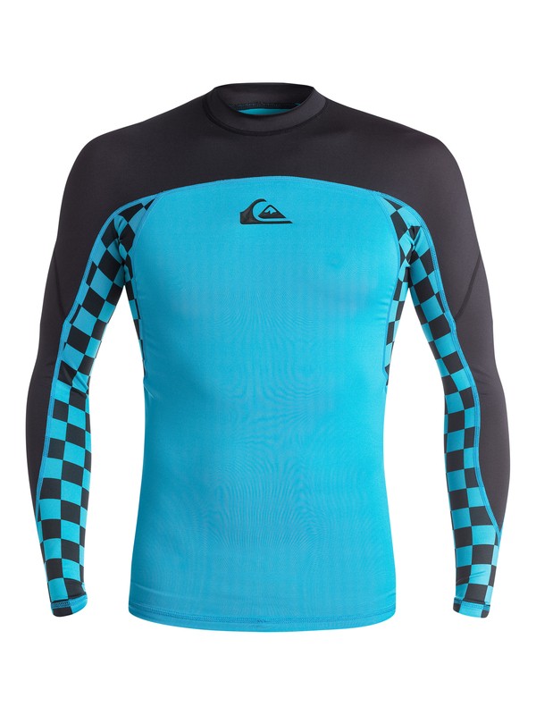 quiksilver, Check Out - Surf tee, HAWAIIAN OCEAN/BLACK (xbbk) 0 Check Out - Surf tee EQYWR03016 Quiksilver