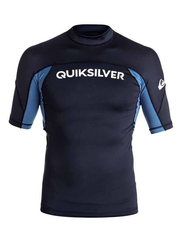 quiksilver, Performer Short Sleeve Rashguard, NAVY BLAZER/STAR SAPPHIRE (xbbb) 0 Performer Short Sleeve Rashguard EQYWR03041 Quiksilver