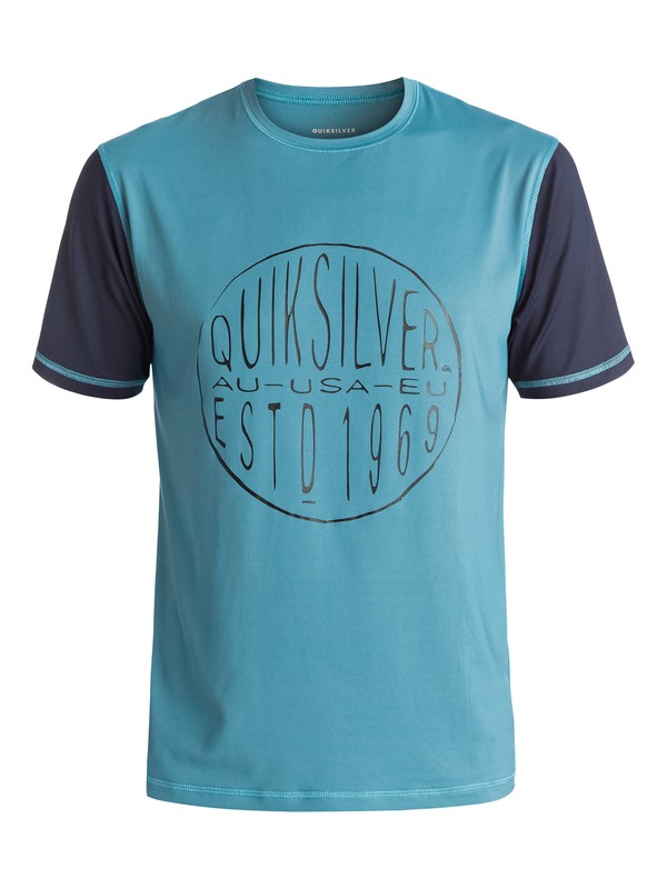 quiksilver, Last Call - Lycra à manches courtes, CAPTAINS BLUE (bme0) 0 Last Call - Lycra à manches courtes EQYWR03054 Quiksilver