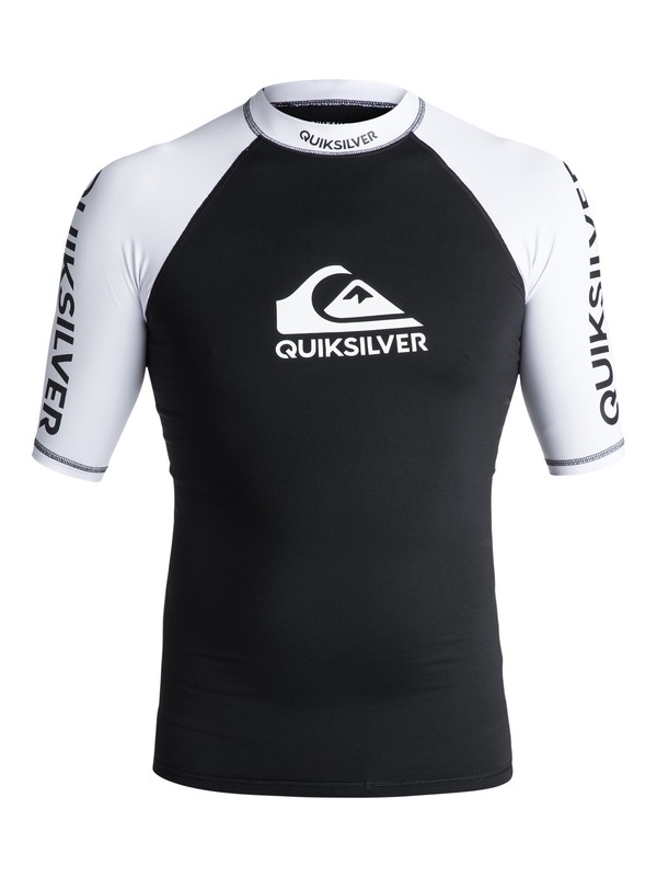 quiksilver, On Tour - Lycra manches courtes UPF 50 pour Homme, BLACK (kvj0) 0 On Tour - Lycra manches courtes UPF 50 pour Homme EQYWR03075 Quiksilver