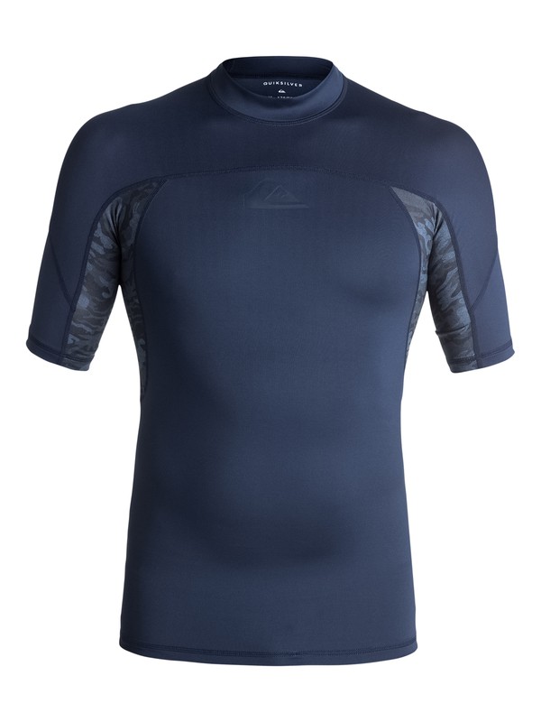 quiksilver, New Wave - Rash Vest met korte mouwen UV-bescherming, NAVY (bte0) 0 New Wave - Rash Vest met korte mouwen UV-bescherming Blue EQYWR03079 Quiksilver
