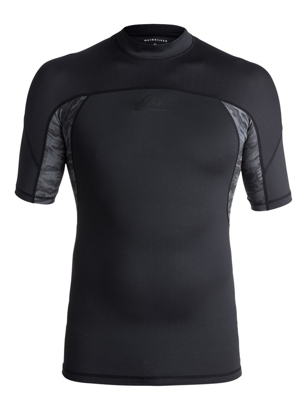quiksilver, New Wave - Lycra à manches courtes pour Homme, BLACK (kvj0) 0 New Wave - Lycra à manches courtes pour Homme Noir EQYWR03079 Quiksilver