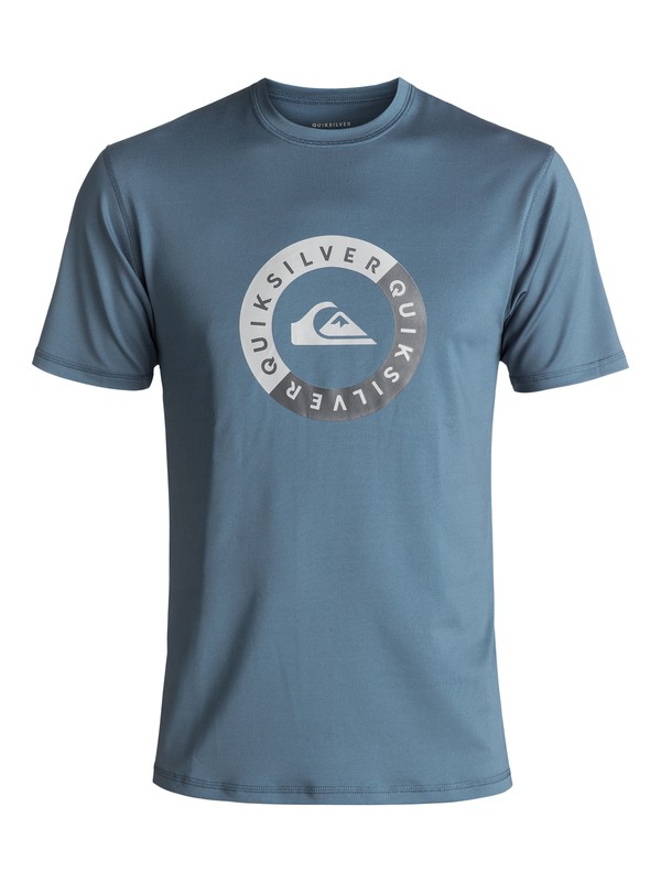 quiksilver, Scrypto Surf - Surf-Tee Amphibian UPF 50 pour Homme, REAL TEAL (bpr0) 0 Scrypto Surf - Surf-Tee Amphibian UPF 50 pour Homme EQYWR03086 Quiksilver