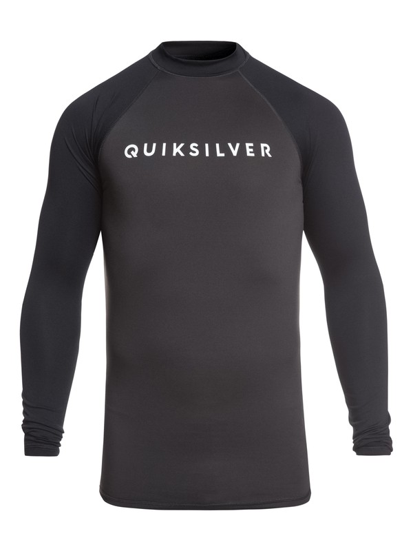 quiksilver, Always There Long Sleeve UPF 50 Rashguard, TARMAC (kta0) 0 Always There Long Sleeve UPF 50 Rashguard Black EQYWR03143 Quiksilver