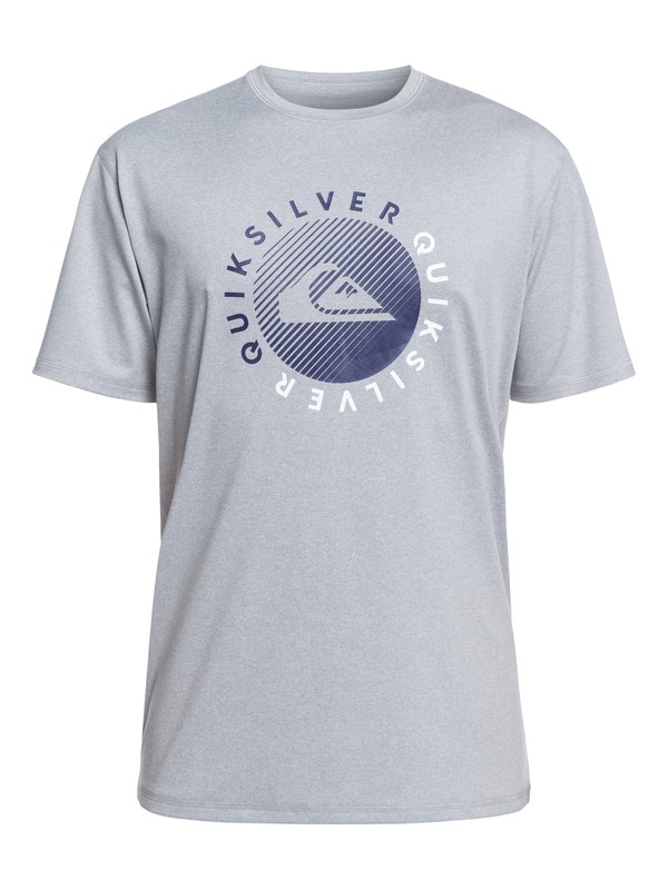 quiksilver, Razors Short Sleeve UPF 50 Surf Tee, LIGHT GREY HEATHER (sgrh) 0 Razors Short Sleeve UPF 50 Surf Tee Grey EQYWR03166 Quiksilver