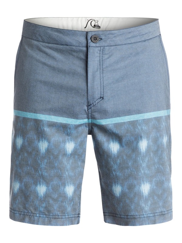 quiksilver, Blocked Amphibian 19" Shorts, BLOCKED AMP NAVY BLAZER (byj6) 0 Blocked Amphibian 19" Shorts EQYWS03105 Quiksilver