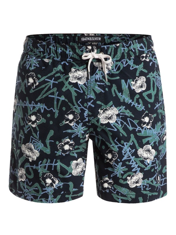 quiksilver, Turbo Dog 17" Elastic Shorts, TURBO DOTS ANTHRACITE (kvj7) 0 Turbo Dog 17" Elastic Shorts EQYWS03115 Quiksilver