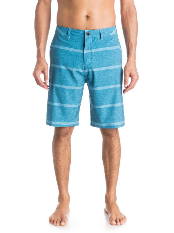 quiksilver, Stripes 21" Amphibian Shorts, STRIPES AMP NIAGARA (bkt6) 0 Stripes 21" Amphibian Shorts EQYWS03238 Quiksilver