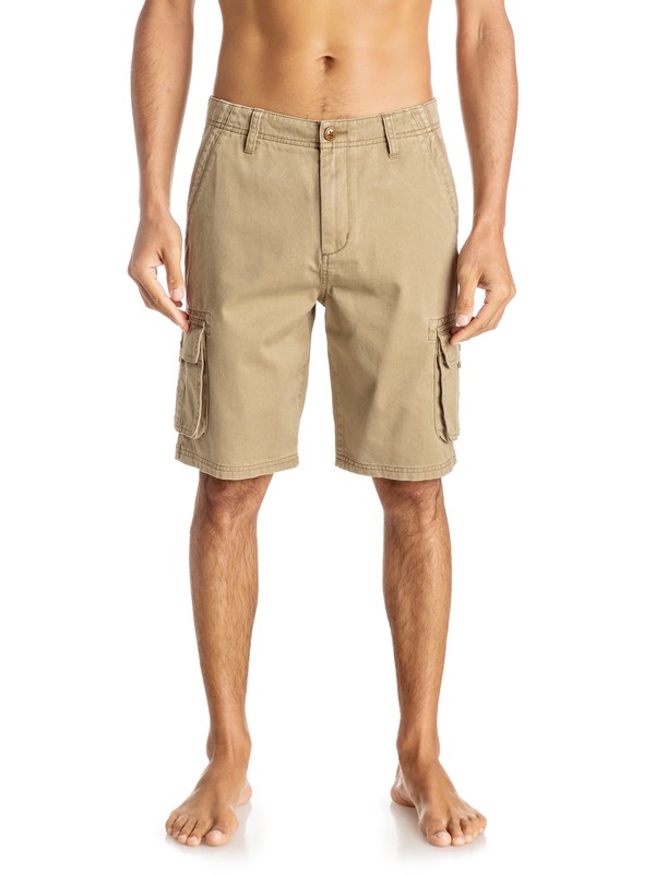 quiksilver, Everyday Deluxe 21" - Short cargo, ELMWOOD (tmp0) 0 Everyday Deluxe 21" - Short cargo Beige EQYWS03250 Quiksilver
