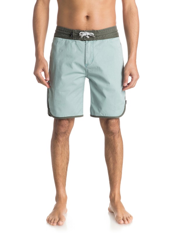 quiksilver, Scallop 19" Street Short, CHINOIS GREEN (gkb0) 0 Scallop 19" Street Short EQYWS03293 Quiksilver