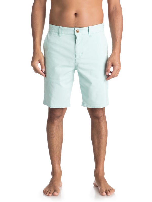 quiksilver, Krandy St - Short en sergé, EGGSHELL BLUE (bfd0) 0 Krandy St - Short en sergé Bleu EQYWS03324 Quiksilver